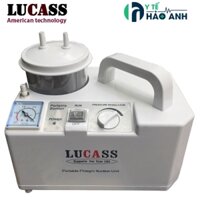 Máy hút dịch 1 bình Lucass SS-6A cho trẻ em và người lớn, tặng 2 đầu hút ngoài