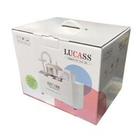 Máy hút dịch 1 bình Lucass SS-6A hút mũi đờm cho trẻ em và người lớn tặng 2 đầu hút ngoài - bảo hành 12 tháng chính hãng