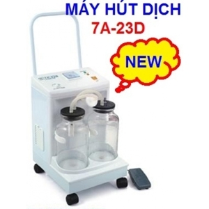 Máy hút dịch chuyên dụng YuYue 7A23D (7A-23D) - 2 bình