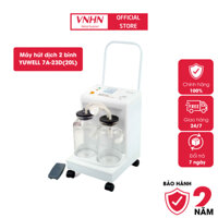 Máy Hút Dịch 2 Bình Công Suất Lớn YUWELL 7A-23D(20L) - Nhập Khẩu Chính Hãng - Bảo Hành 2 Năm