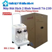 Máy Hút Dịch 2 Bình Yuwell 7A-23D Dùng Cho Phòng Khám Bảo Hành 2 Năm