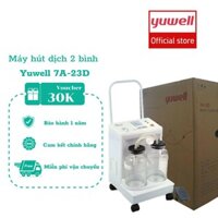 Máy Hút Dịch 2 Bình YUWELL 7A-23D(20L) - Sử dụng cho phòng khám - Bảo Hành 1 Năm