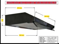 Máy hút khói Bluestar NHK-70G-F02