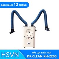 Máy hút khói hàn di động, 2 chụp hút Dr.CLean KH-2200