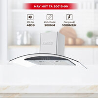 Máy hút mùi âm tủ kính cong Lorca TA-2001B-90