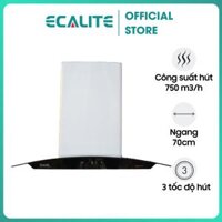 Máy Hút Mùi Áp Tường Ecalite EH-GT700T Ngang 70cm - Công Suất Hút Mạnh 750 m3h - Điều Khiển Cảm Ứng - Hàng Chính hãng
