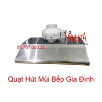 Máy Hút Mùi Bếp Nấu gia đình, chụp hút mùi inox 304, tum hút khói mùi bếp âm tủ, máng hút mùi gắn tường