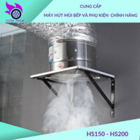 Máy hút mùi bếp nhỏ gọn Tặng kèm 3m ống và phụ kiện H2SK TECH
