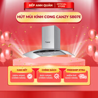 Máy hút mùi Canzy CZ SB07E Hút mùi kính cong công suất lớn, êm. máy hút khói nhà bếp. máy hút mùi nhà bếp chính hãng