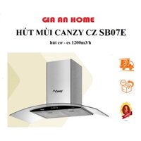 Máy hút mùi Canzy CZ SB07E Hút mùi kính cong công suất lớn, êm. máy hút khói nhà bếp. máy hút mùi nhà bếp chính hãng