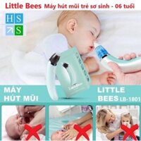 Máy hút mũi cho bé máy hút mũi Little bee cho trẻ sơ sinh 5 cấp độ hút cực sạch không gây đau