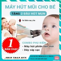 Máy hút mũi cho bé, máy hút mũi Little bee cho trẻ sơ sinh 5 cấp độ, hút cực sạch không gây đau