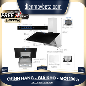 Máy hút mùi Electrolux KFVB19K