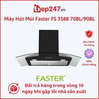 Máy Hút Mùi Faster FS 3588 70BL/90BL | Bảo hành 24 tháng, công suất hút lên tới 1200m3/h, thiết kế tinh tế