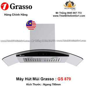 Máy hút mùi Grasso GS 870