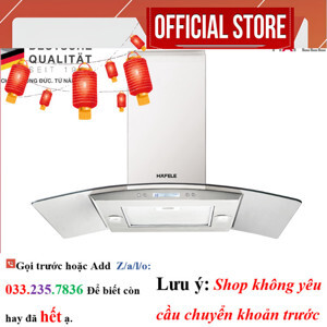 Máy hút mùi Hafele 539.81.775 (HH-IG90B)