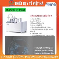 MÁY HÚT MŨI - HÚT DỊCH - HÚT ĐỜM TRẺ EM, NGƯỜI LỚN YUWELL 7E-A/B