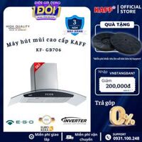 Máy hút mùi kính cong 700mm KAFF KFGB706 Tặng bộ lọc than thay thế  Hàng Chính Hãng