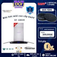 Máy hút mùi kính cong cảm ứng 900mm KAFF KFGB029 Tặng bộ lọc than thay thế  Hàng Chính Hãng