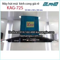 Máy hút mùi kính cong giá rẻ KAG-72S