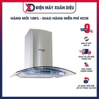 May hút mùi kính cong Sunhouse Mama MM6707-70 - Hàng chính hãng