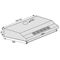 MÁY HÚT MÙI LORCA TA-3007M 70cm