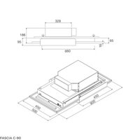 Máy hút mùi Malloca FASCIA C-90