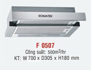 Máy hút mùi Romatek F0570T - 440m3/hr