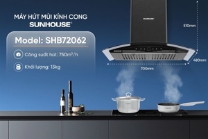Máy hút mùi Sunhouse SHB72062