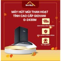Máy hút mùi than hoạt tính cao cấp Giovani G-2430M Đen