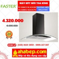 MÁY HÚT MÙI TOA KÍNH GẮN MÙI FS 3388C2 BLACK-90/ FS 3388C2 BLACK-70