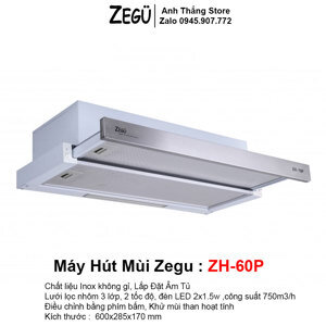 Máy hút mùi Zegu ZH-60P
