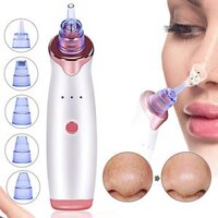 Máy Hút Mụn cầm tay hút mụn đầu đen, bã nhờn mụn cám trứng cá 5 đầu hút Làm Sạch Sâu Chăm Sóc Da Mặt