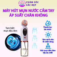 Máy hút mụn đầu đen áp suất chân không TMD, hút nước bong bóng nhỏ nhẹ nhàng êm ái, saybye mụn đầu đen