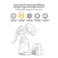 Máy hút sữa cầm tay Kichilachi - Mẫu mới có bình vắt sữa êm, đệm massage silicone [Gift 6 túi trữ sữa]- Bingbong Shop