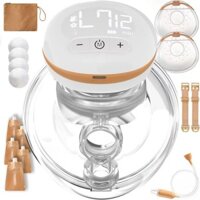 Máy hút sữa có thể đeo được YOUHA Máy hút lớn rảnh tay cầm tay siêu nhanh 3 chế độ Mặt bích 9 cấp 24mm