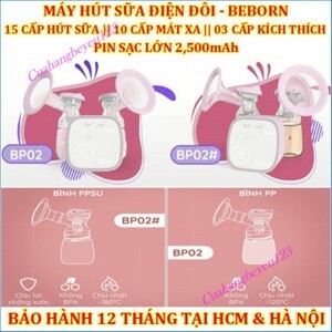 Máy hút sữa điện đôi Beborn BP02