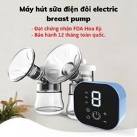 Máy hút sữa điện đôi Electric Breast Pump 3 chế độ 9 cấp hút ( massage, kích sữa, hút sữa )