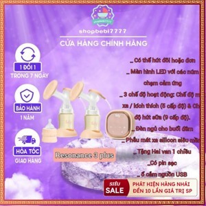 Máy hút sữa điện đôi Fatzbaby Resonance 3 Plus FB1161VN