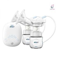 Máy hút sữa điện đôi Philips Avent hoa tuyết SCF303/01