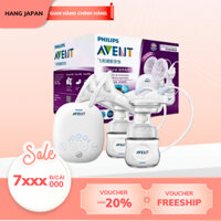 Máy hút sữa điện đôi Philips Avent Eureka Plus màu trắng SCF394/11 Hàng chính hãng