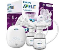 Máy hút sữa điện đôi Philips Avent SCF303/01 Snow hoa tuyết bảo hành chính hãng 24 tháng.