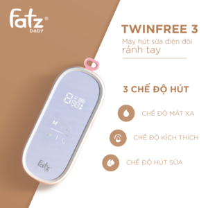 Máy hút sữa điện đôi rảnh tay Fatzbaby TwinFree 3 – FB1309SD