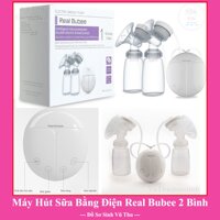 Máy Hút Sữa Điện Đôi Real Bubbe Cao Cấp 2 Chế Độ Hút Và Massage Kích Sữa Điều Chỉnh Được Áp Lực Hút