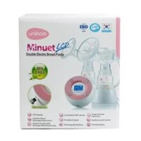 Máy hút sữa điện đôi Unimom Minuet UM871692 (có pin sạc)