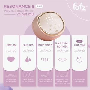 Máy hút sữa điện đôi và hút mũi Fatz Baby Resonance 8 Plus FB1299BT