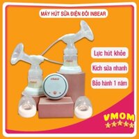 Máy Hút Sữa Điện Đôi INBEAR(IBE-9100), Lực Hút Mạnh, Êm Ái, 15 Cấp Độ Vắt Sữa