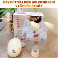 Máy hút sữa điện đôi Kichilachi 9 cấp độ hút sữa Kichi - BH 3 Tháng