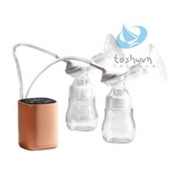 Máy Hút Sữa Điện Hai Chế Độ Rảnh Tay 2 Chế Độ Và Điều Chỉnh Cấp Độ Tiếng Ồn Thấp Tích Hợp Pin Tích Hợp 2 Bình Sữa 180ml