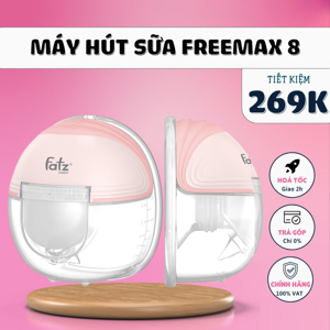 Máy hút sữa điện rảnh tay và không dây Fatzbaby Freemax 8 FB1218TP